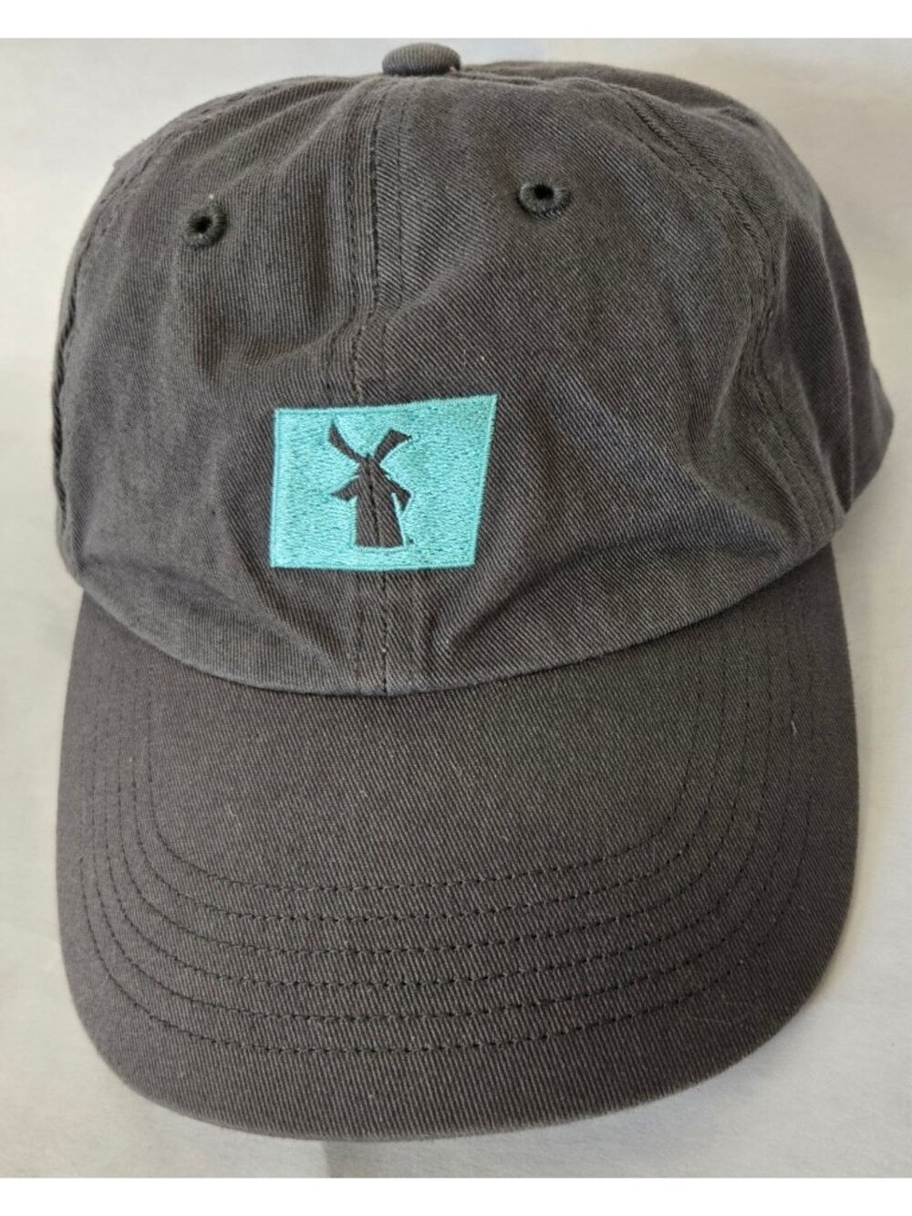 Dutch Bros Gray And Blue Logo Baseball Cap Coffee Lovers Trendy Stickers